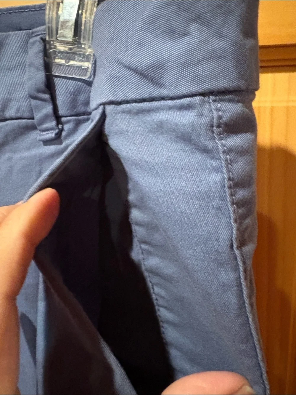 Gap women’s blue cotton chino shorts relaxed girlfriend blue size 10